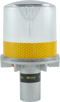 ON SITE SAFETY NIGHTSTAR P/SENSE WARN LIGHT SOLAR RECHARGE AMBER LED